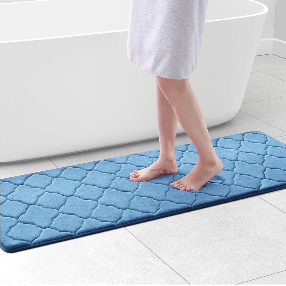Memory Foam Non-Slip 59x20, Ultra Soft & Absorbent Bathroom🛁Rugs